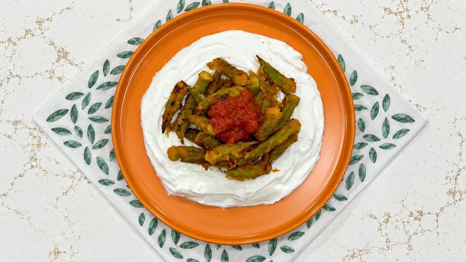 Fırında Bamya