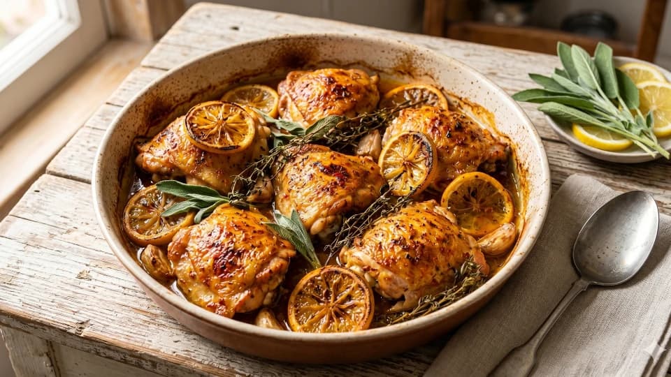 Portakallı Adaçaylı Tavuk