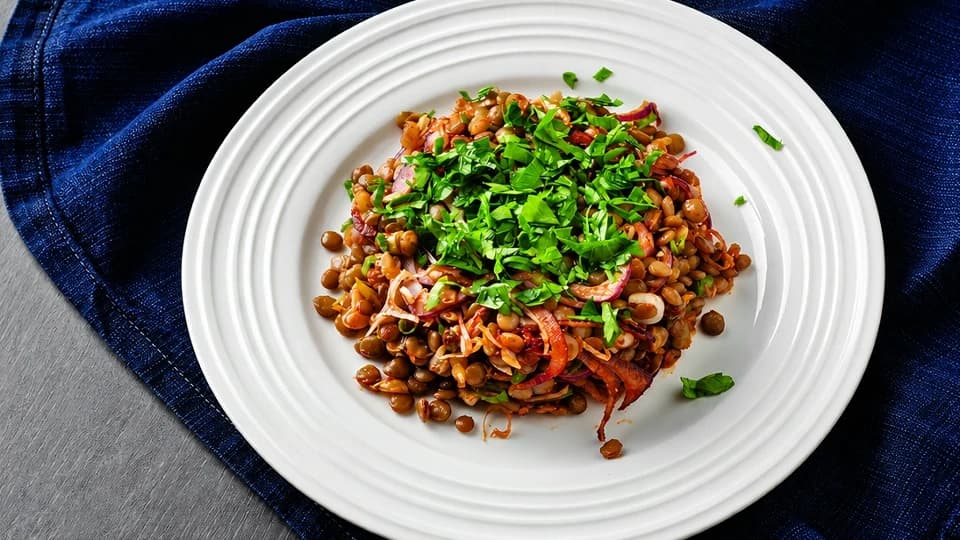 Yeşil Mercimek Piyazı