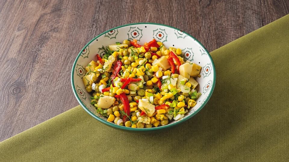 Enginarlı Mısırlı Soğuk Salata