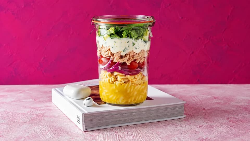 Ton Balıklı Makarna Salatası