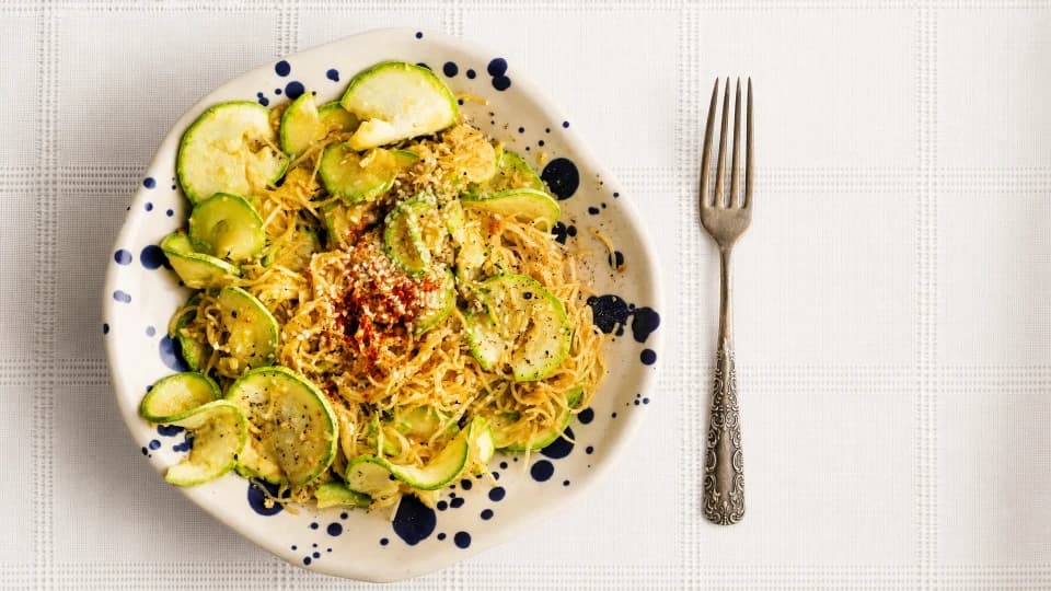 Kabaklı Susamlı Noodle