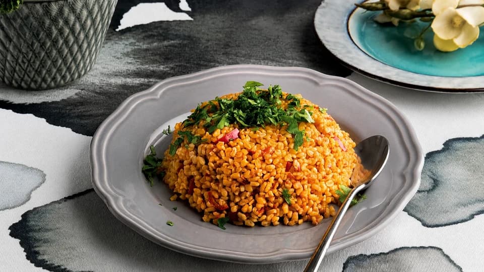 Domatesli Bulgur Pilavı