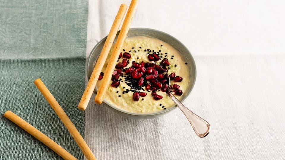 Tahinli Kremalı Avokado
