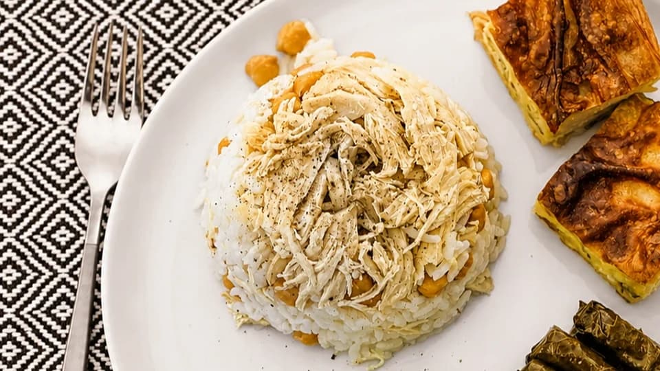 Tavuklu Nohutlu Pirinç Pilavı