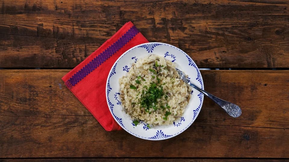 Mantarlı Risotto
