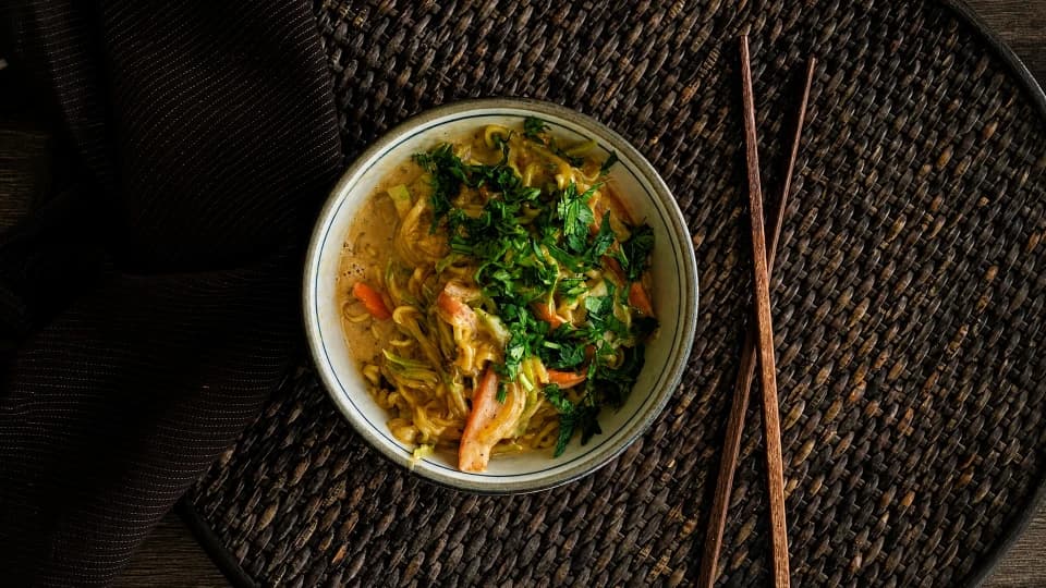 Kremalı Kabaklı Noodle