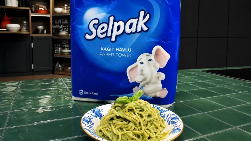 Pesto Soslu Makarna