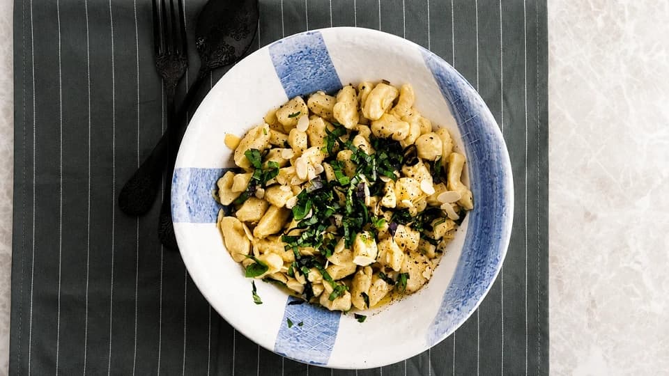 Badem ve Reyhanlı Gnocchi