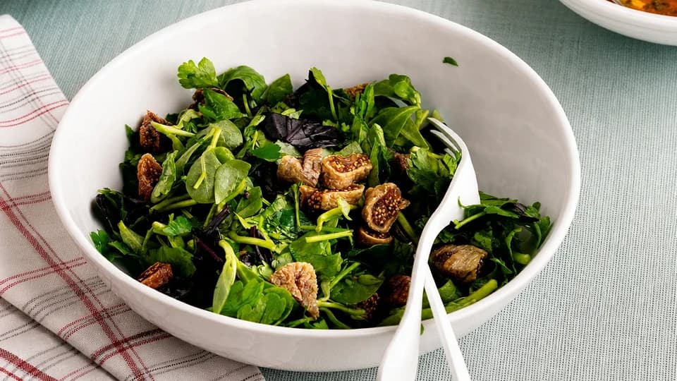 İncirli Semizotu Salatası