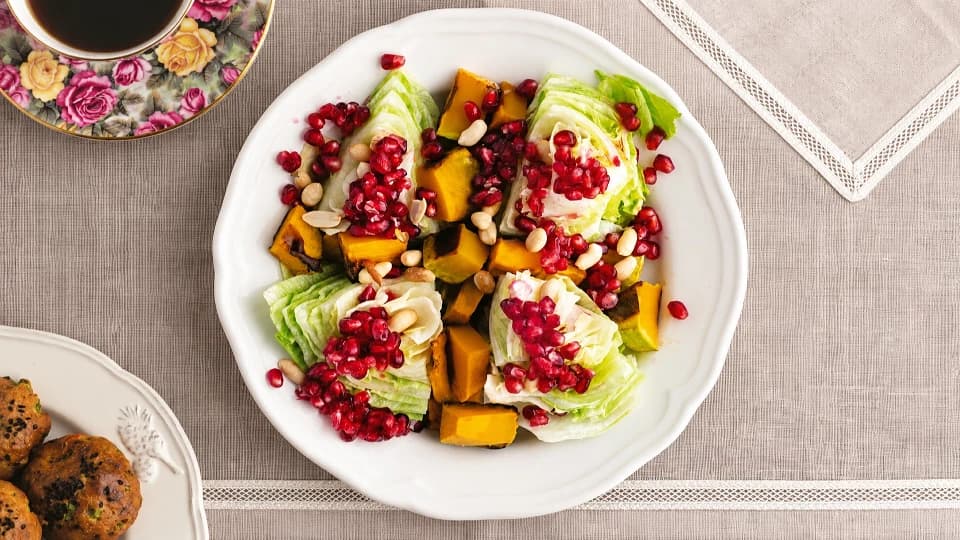 Közlenmiş Bal Kabaklı Salata