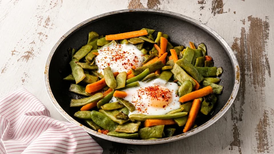 Yumurtalı Fasulye Kavurması