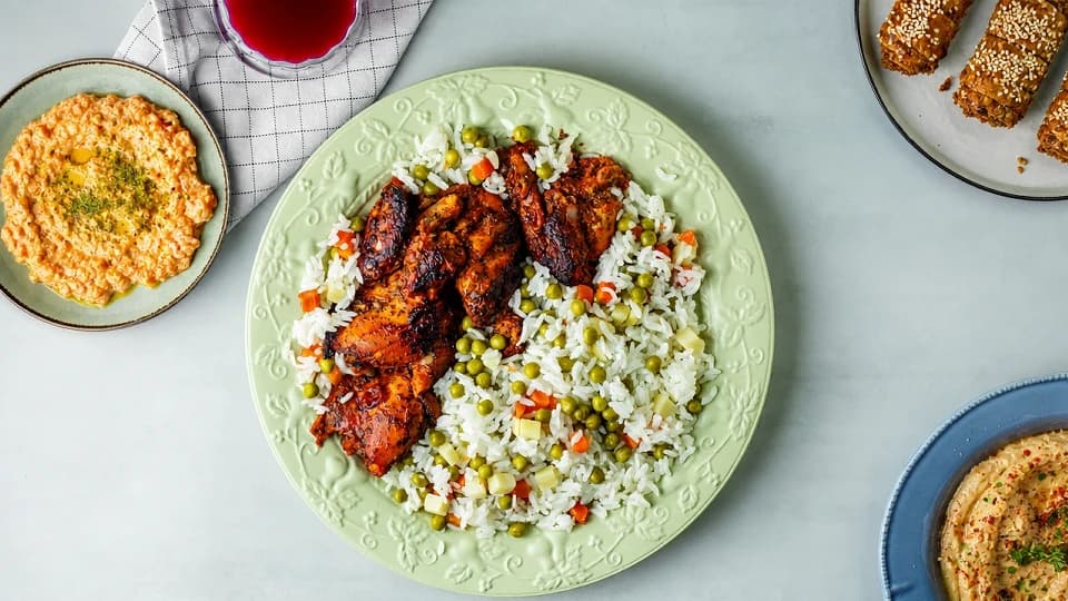 Garnitürlü Pilav
