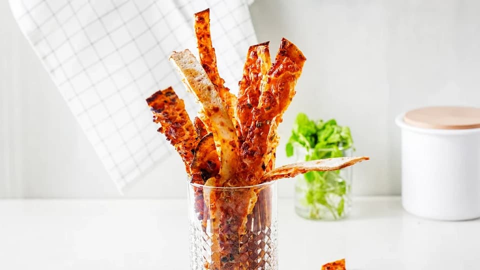 Ekmek Hamurundan Pizza Çubukları