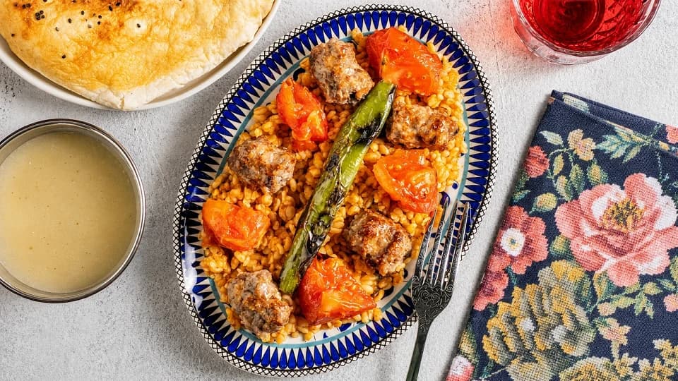 Domatesli kebap