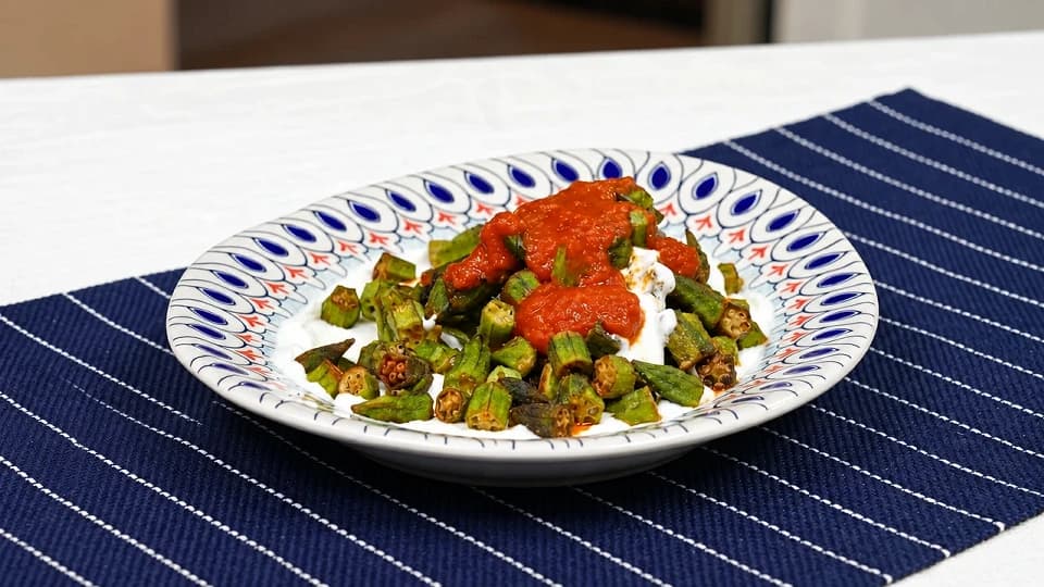 Yoğurtlu Bamya