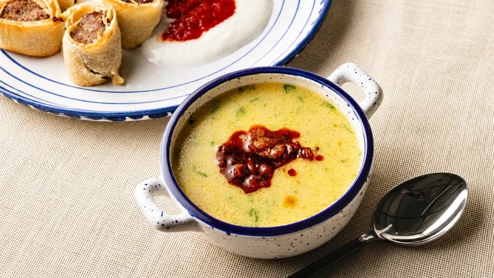 Kemik Suyuna Patates Çorbası