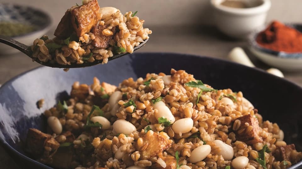 Patates ve Fasulyeli Siyez Pilavı