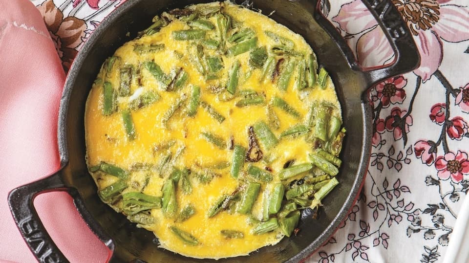 Taze Fasulyeli Omlet