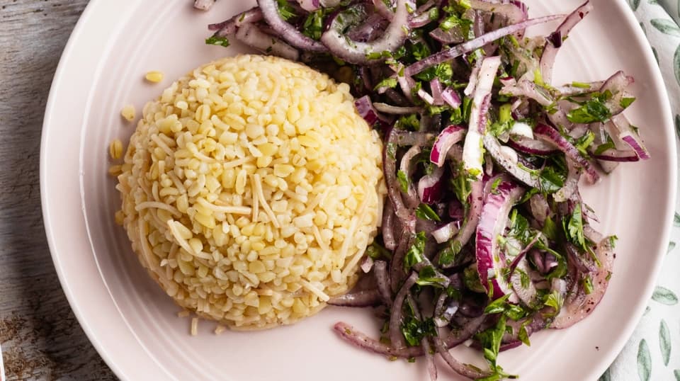 Tel Şehriyeli Bulgur Pilavı
