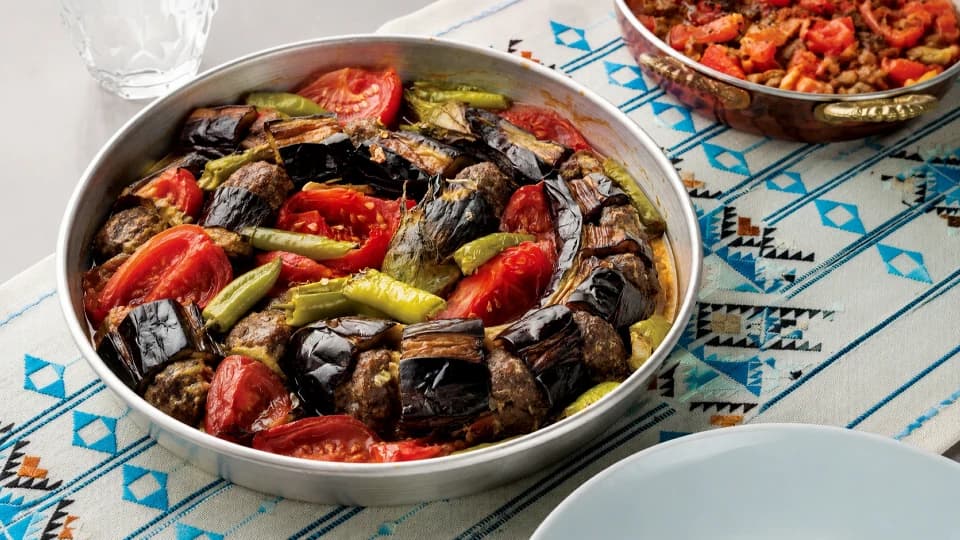 Fırında Patlıcan Kebabı
