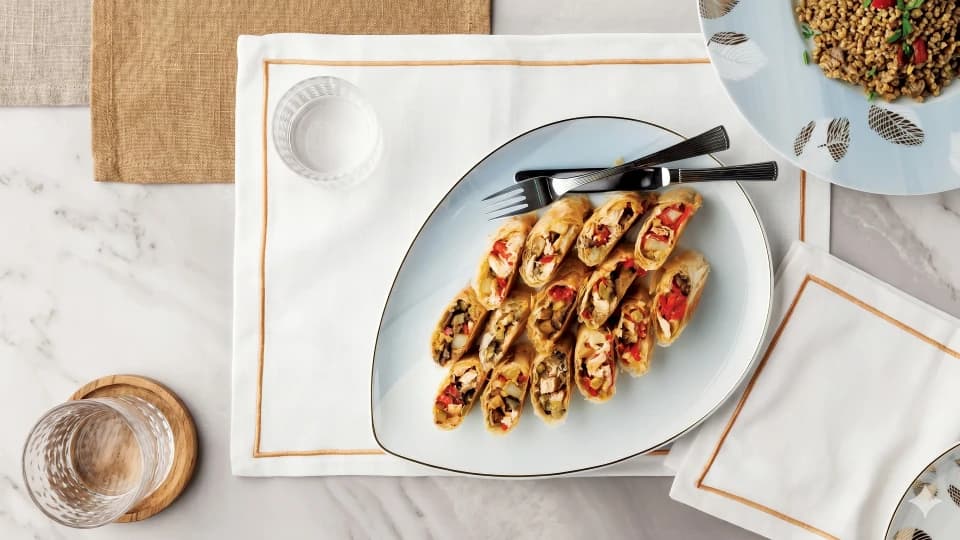 Sebzeli Tavuklu Börek