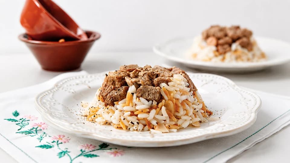 Etli Şehriye Pilavı