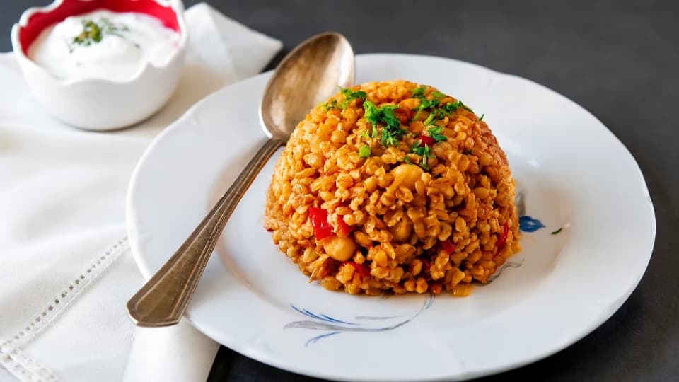 Nohutlu Bulgur Pilavı
