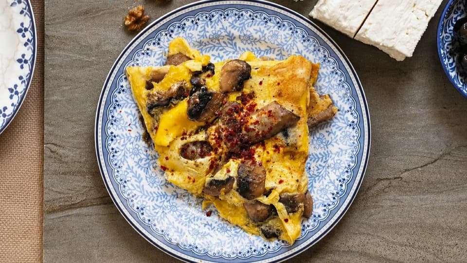 Mantarlı Omlet