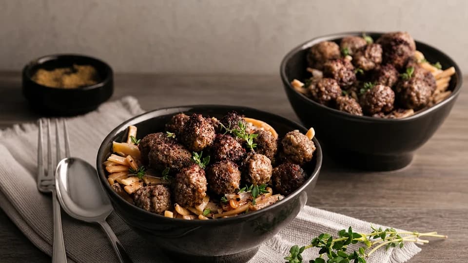 Köfteli Erişte Pilavı