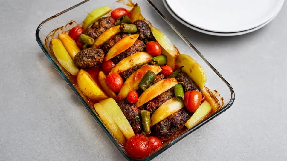 Fırında Köfte Patates