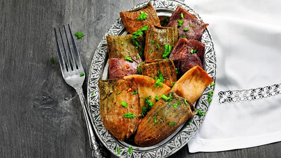 Firikli Etli Kuru Acur ve Patlıcan Dolması