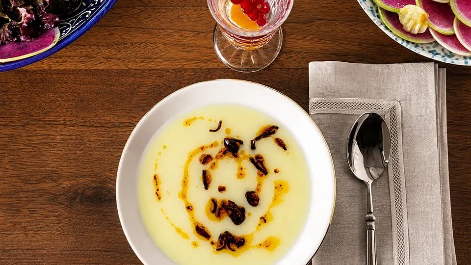 Karamelize Soğanlı Patates Çorbası
