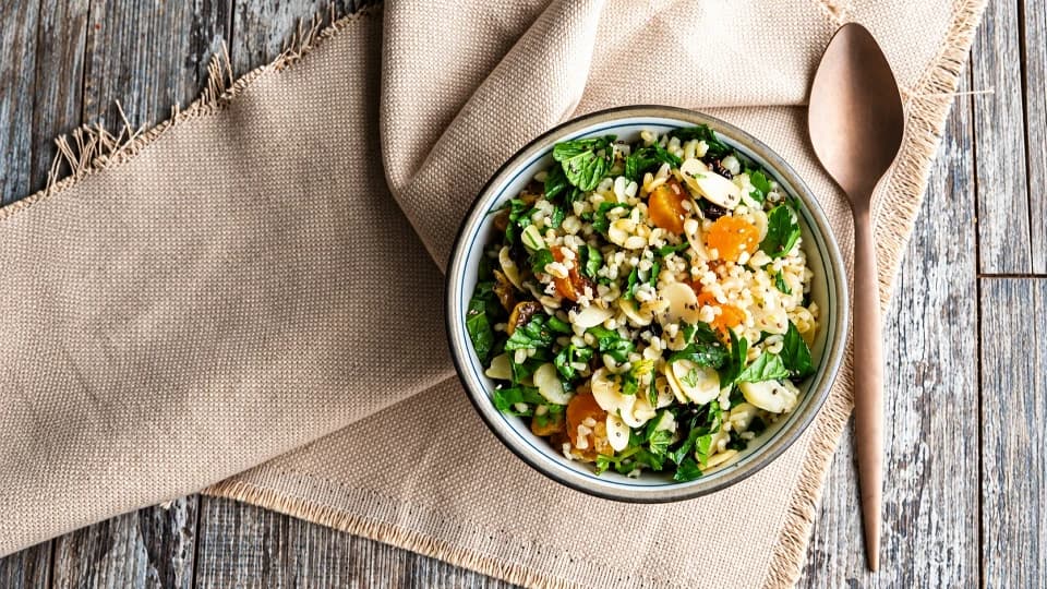 Arta Kalan Bulgur Pilavından Soğuk Salata
