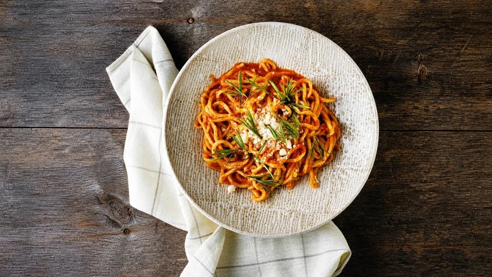Arabiata Soslu Spagetti