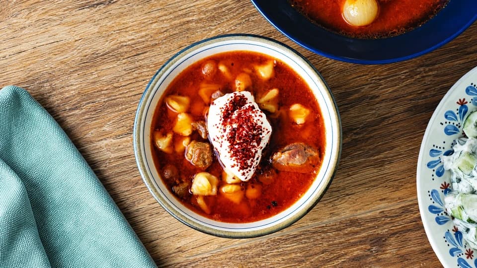 Etli Yüksük Çorbası