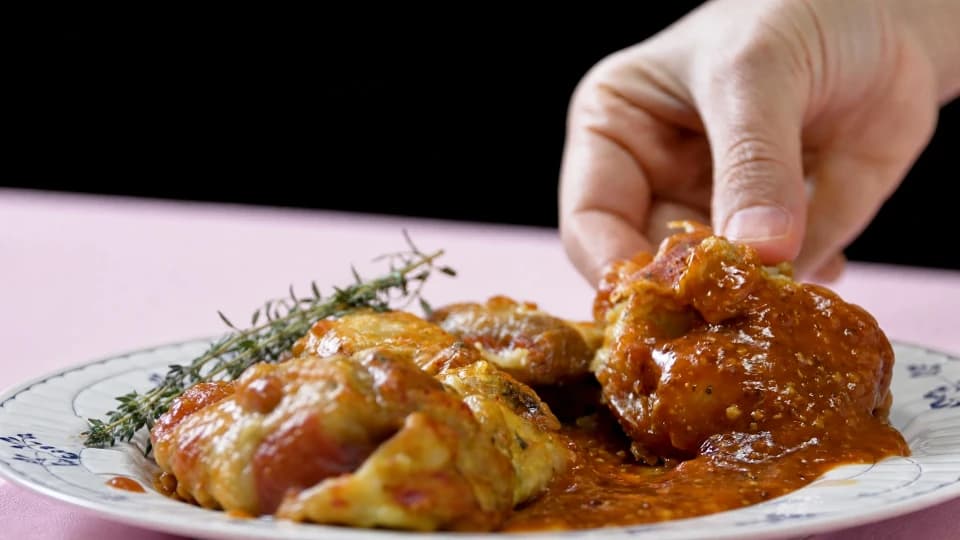Fırında Soslu Tavuk