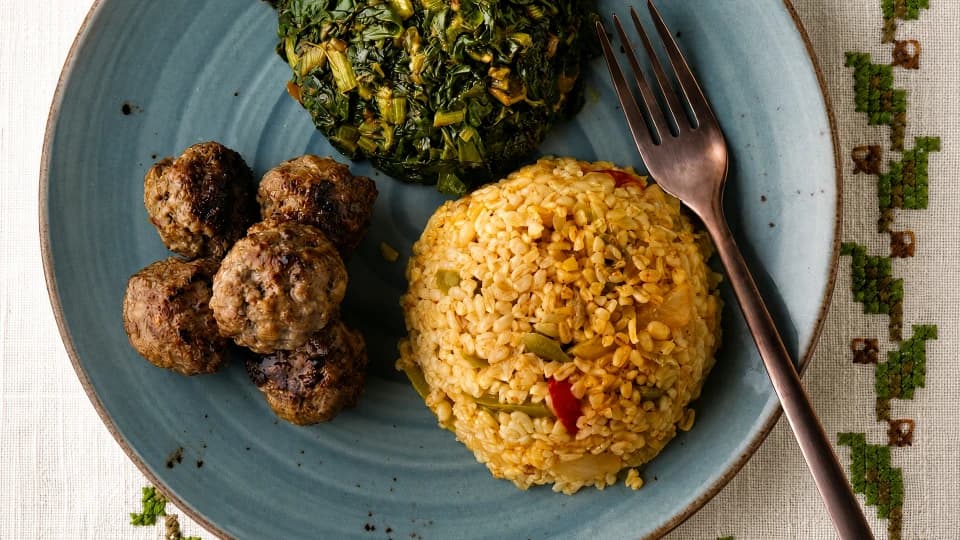 Biberli Bulgur Pilavı