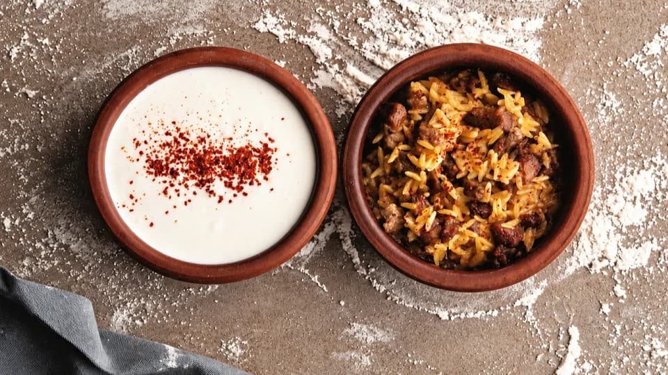 Fırında Arpa Şehriyeli Et