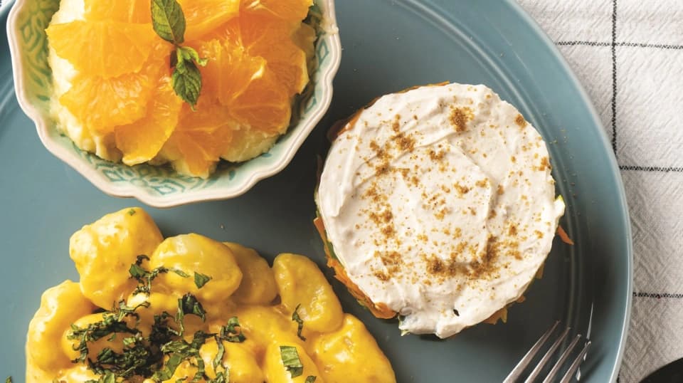 Pırasalı Yoğurtlu Salata