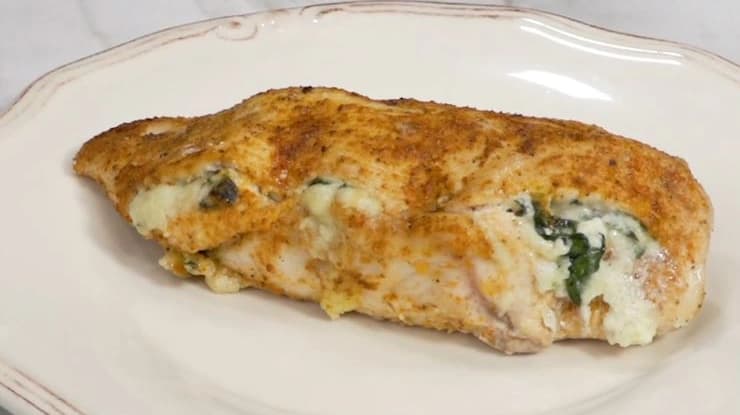 Ispanaklı Tavuk Dolma