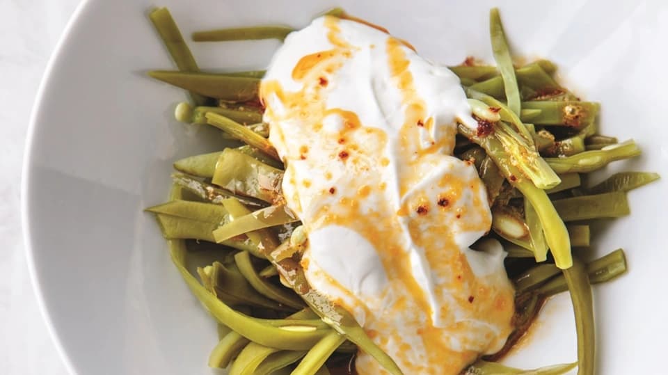 Yoğurtlu Fasulye Salatası